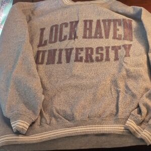 Vintage Gray Lock Haven University Men's Sweatshirt